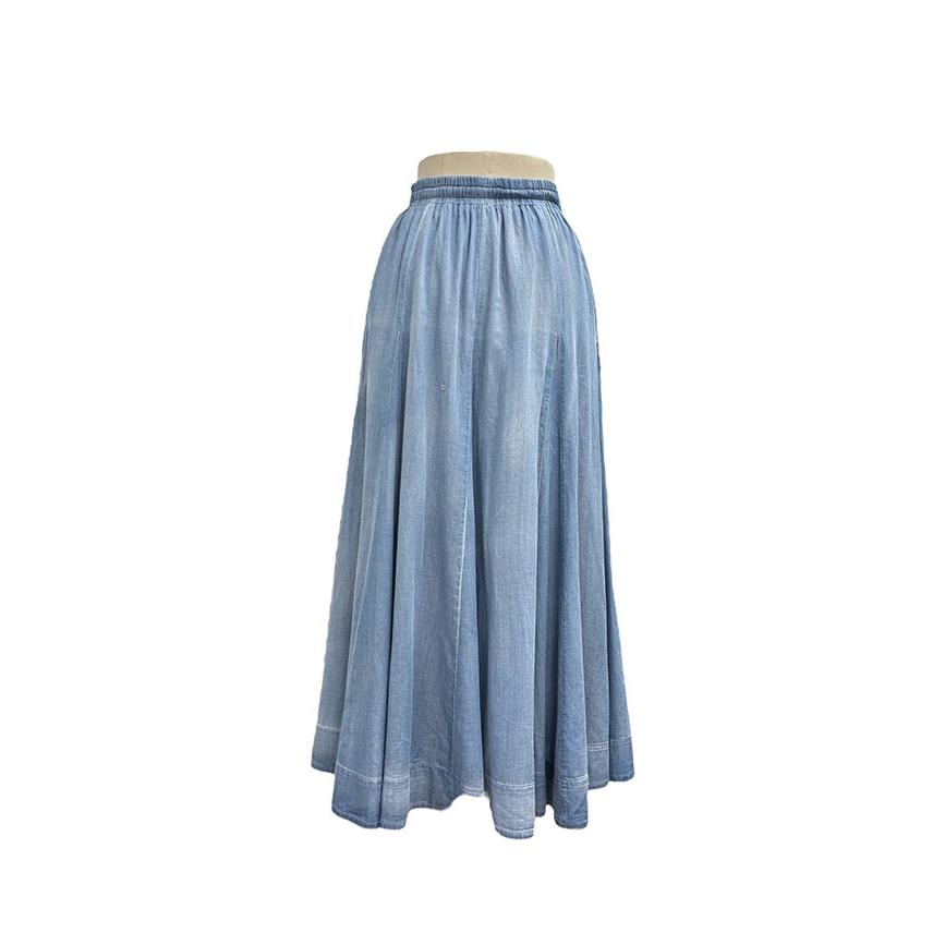 【30％OFF】ayane アヤン レディーススカート シアーデニム フレア スカート 春夏 春 夏 デニムスカート 涼しい おしゃれ 大人かわいい 816303 | ayane | 03