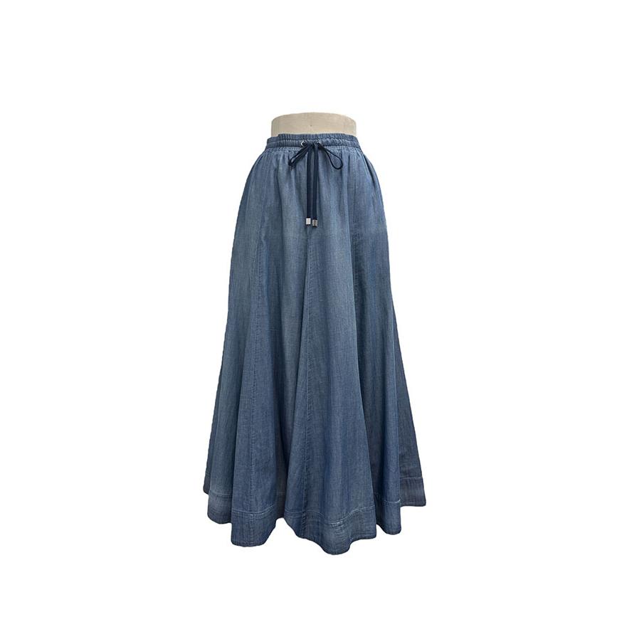 【30％OFF】ayane アヤン レディーススカート シアーデニム フレア スカート 春夏 春 夏 デニムスカート 涼しい おしゃれ 大人かわいい 816303 | ayane | 04