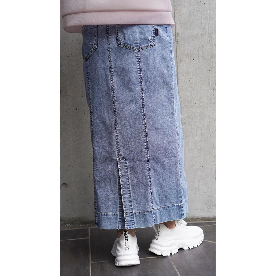 【30％OFF】ayane アヤン デニム地 ペンシルスカート レディース デニムスカート タイト 816316 | ayane | 03