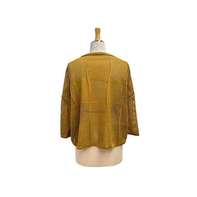 【30％OFF】ayane アヤン レディースニット 格子柄メッシュ編ニット 春夏 メッシュ 涼しい 大人コーデ 816318 | ayane | 02
