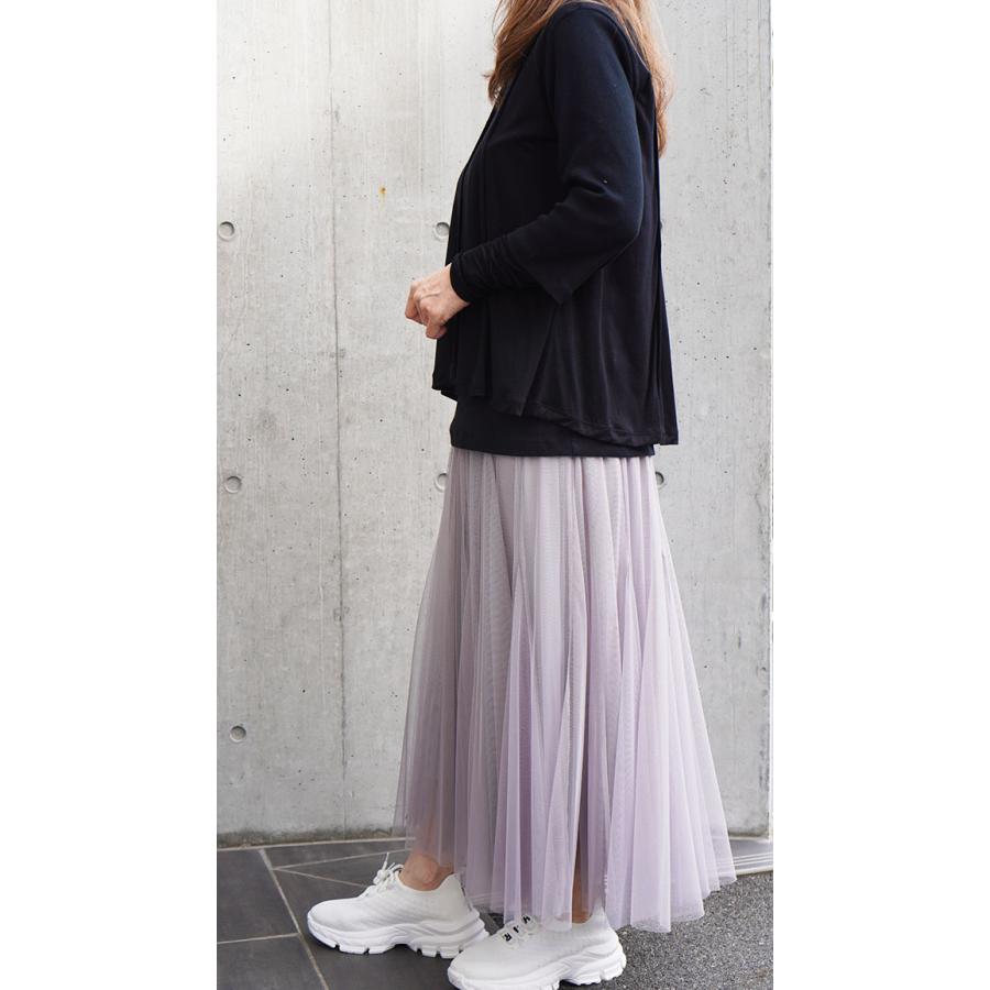 ayane アヤン シアー レイヤード フレアリブ ロングTシャツ レディース長袖カットソー 816335 | ayane | 02