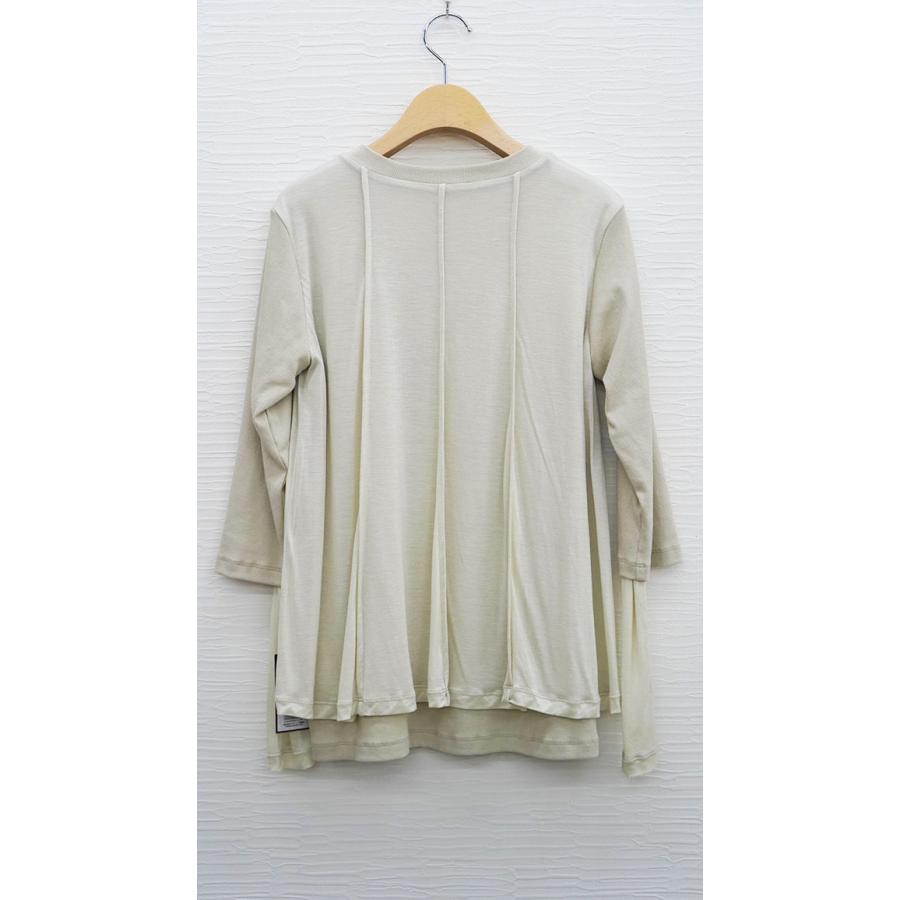ayane アヤン シアー レイヤード フレアリブ ロングTシャツ レディース長袖カットソー 816335 | ayane | 06