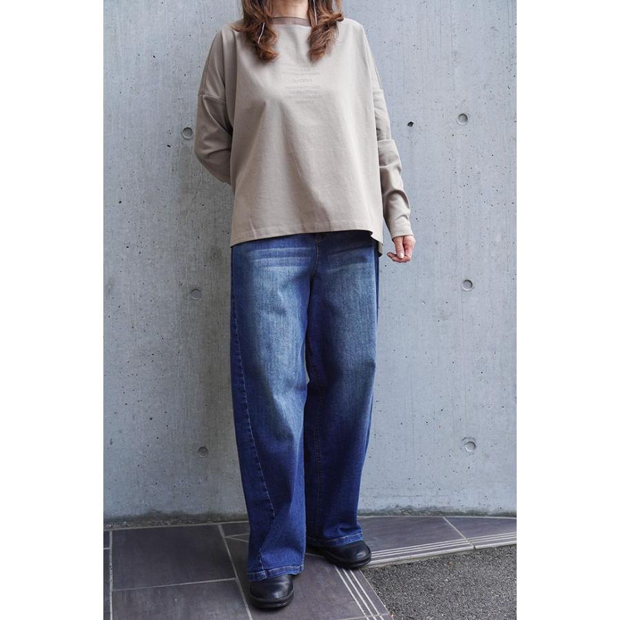 ayane アヤン ポンチ素材 ゆるTシャツ レディースカットソー ゆったり 816337 | ayane | 01