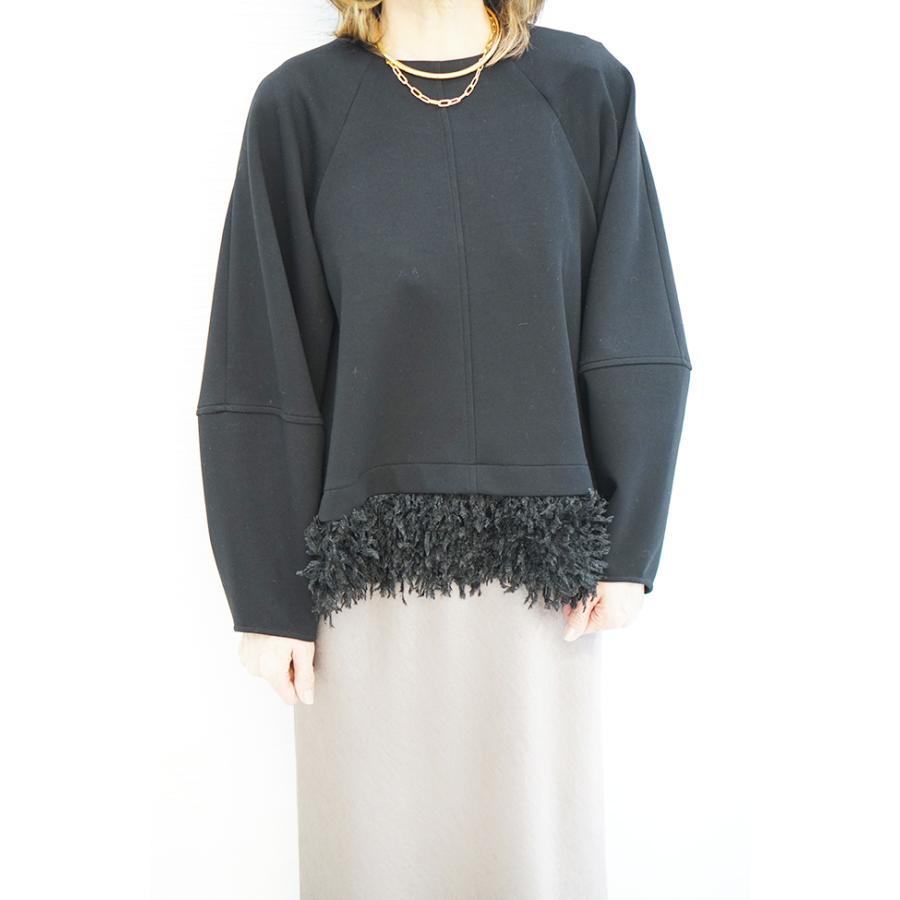 CHIGNON（シニヨン） 【30%OFF】CHIGNON モケモケ切り替えダンボール 