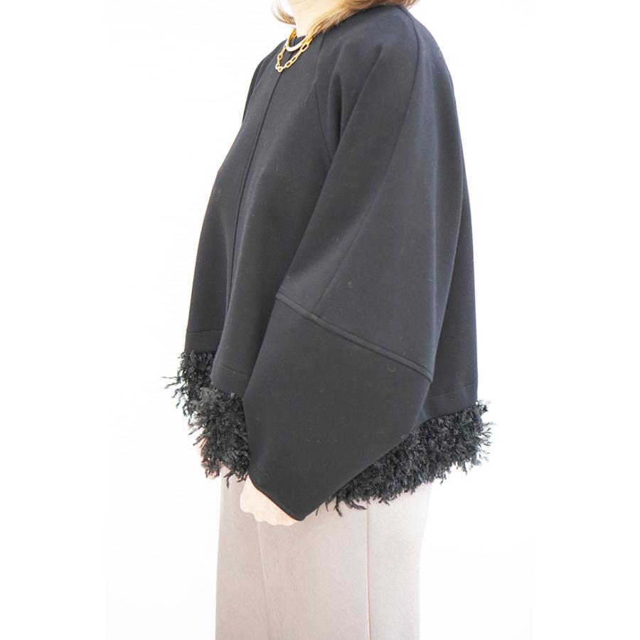 CHIGNON（シニヨン） 【30%OFF】CHIGNON モケモケ切り替えダンボール 