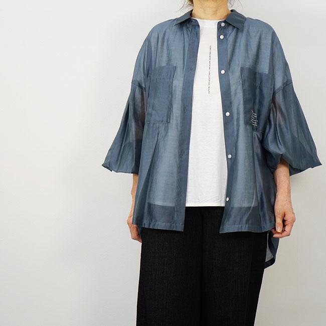 【30％OFF】ayane アヤン シアーシャツ レディース シャツブラウス 透け感 ゆったりシルエット 春夏 836611 | ayane | 01