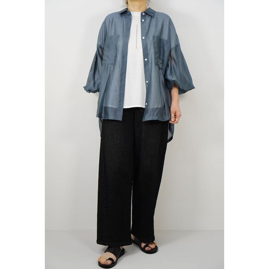 【30％OFF】ayane アヤン シアーシャツ レディース シャツブラウス 透け感 ゆったりシルエット 春夏 836611 | ayane | 02