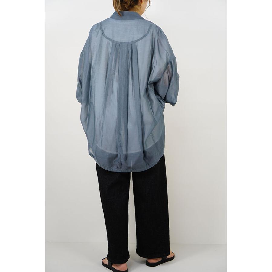 【30％OFF】ayane アヤン シアーシャツ レディース シャツブラウス 透け感 ゆったりシルエット 春夏 836611 | ayane | 04