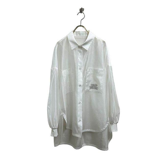 【30％OFF】ayane アヤン シアーシャツ レディース シャツブラウス 透け感 ゆったりシルエット 春夏 836611 | ayane | 06