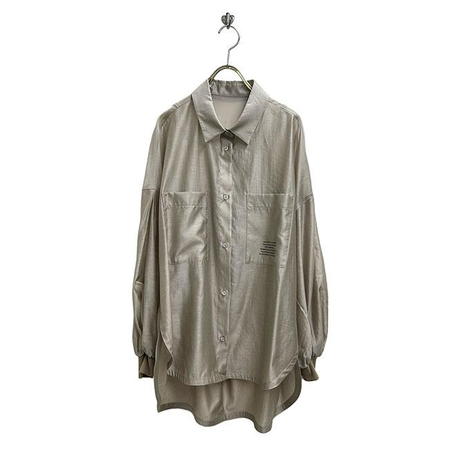 【30％OFF】ayane アヤン シアーシャツ レディース シャツブラウス 透け感 ゆったりシルエット 春夏 836611 | ayane | 07