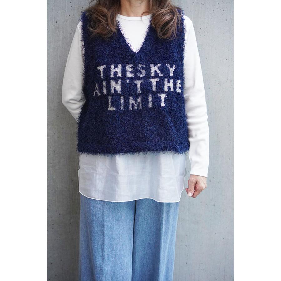 ayane アヤン ロゴ入りダンスヤーンニットベスト レディースニットベスト 秋冬ベスト 855726 | ayane