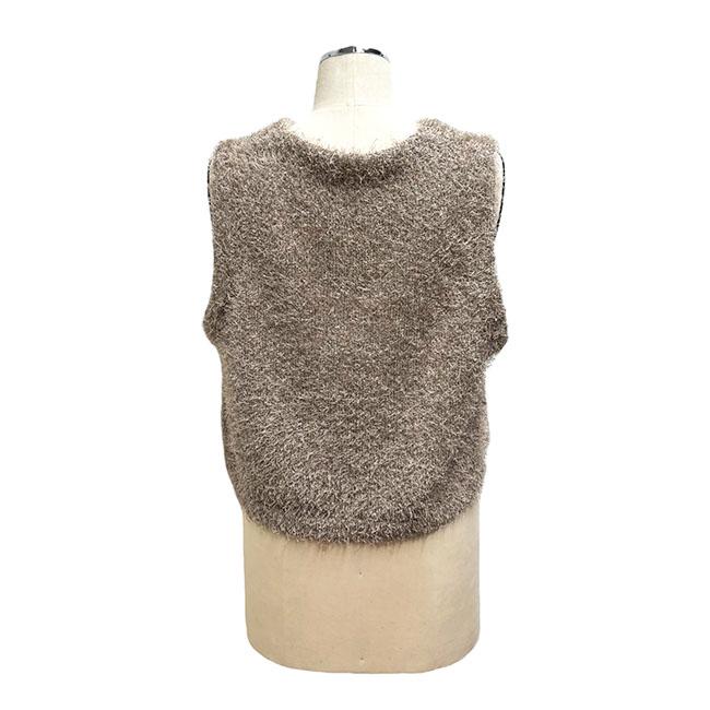 ayane アヤン ロゴ入りダンスヤーンニットベスト レディースニットベスト 秋冬ベスト 855726 | ayane | 11