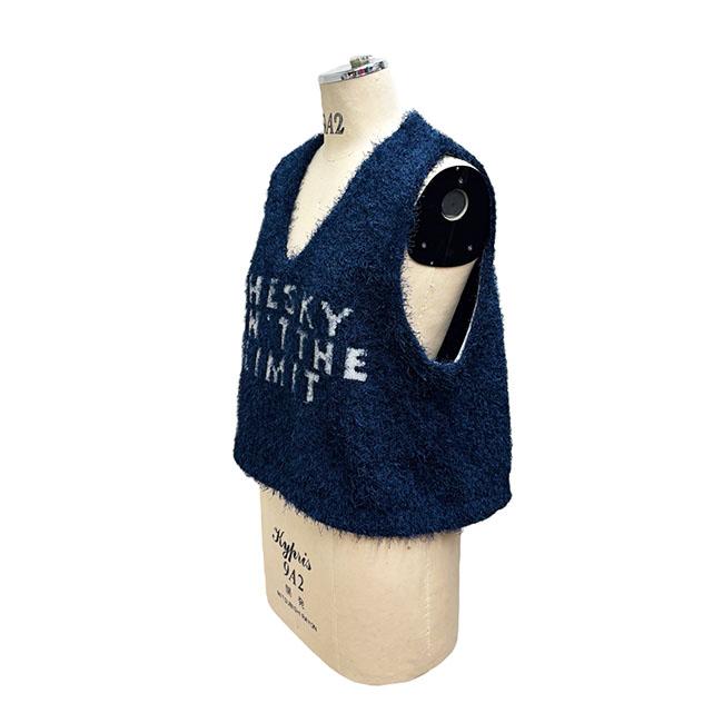 ayane アヤン ロゴ入りダンスヤーンニットベスト レディースニットベスト 秋冬ベスト 855726 | ayane | 13