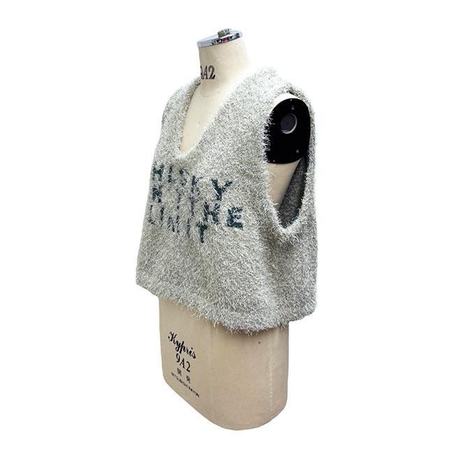 ayane アヤン ロゴ入りダンスヤーンニットベスト レディースニットベスト 秋冬ベスト 855726 | ayane | 07