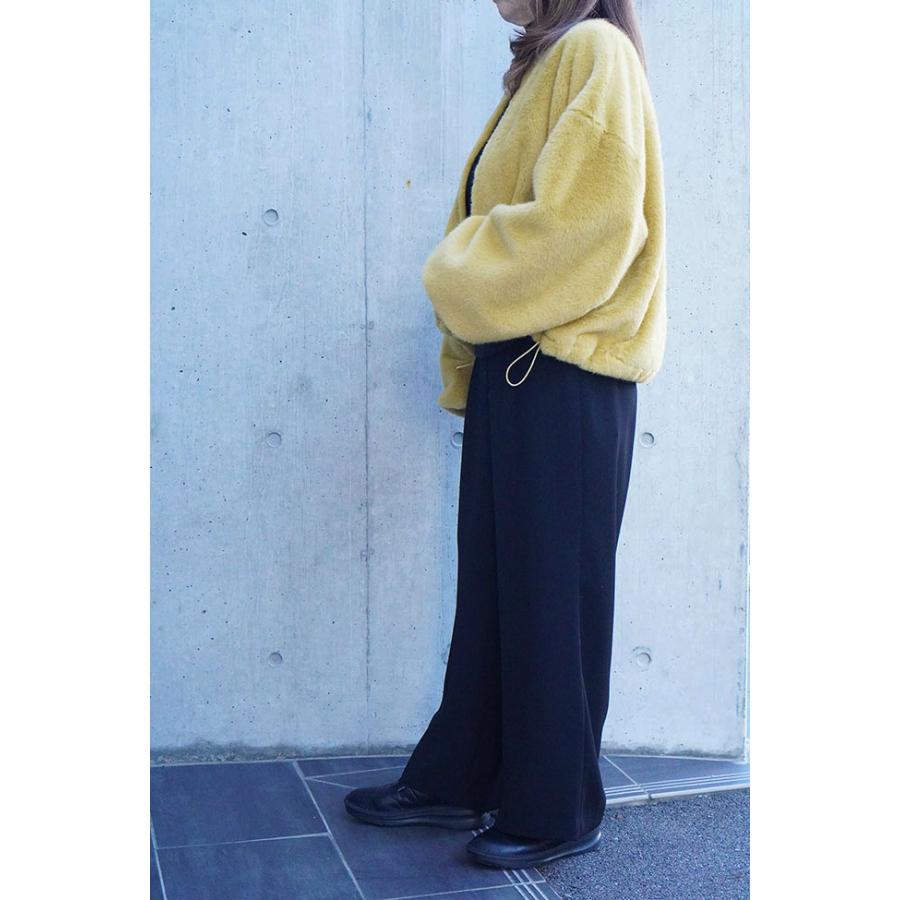 ayane アヤン エコファーブルゾン レディースブルゾン ファーブルゾン もふもふ 秋冬ブルゾン イエロー グレージュ モカ 875806 | ayane | 04