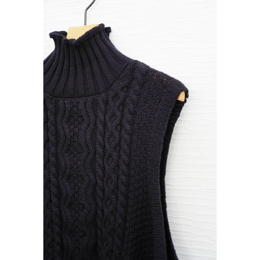 Chris montez クリスモンテス ウール混ハイネックベスト レディースベスト ニットベスト 秋冬ベスト |  | 12