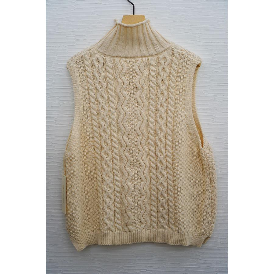 Chris montez クリスモンテス ウール混ハイネックベスト レディースベスト ニットベスト 秋冬ベスト |  | 08