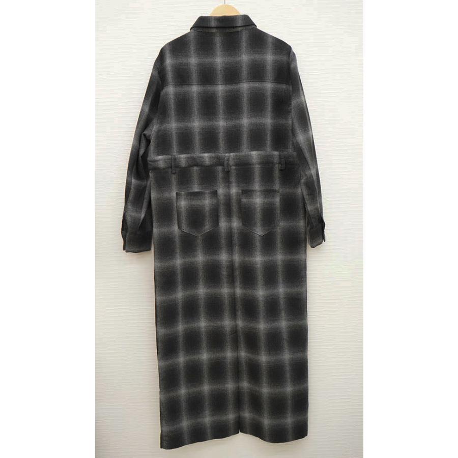 【新品タグ付】値下げ可☆ROSIE☆ワンピース ブラック・グレー チェック ROSIEE（ロージー） オンブレチェックワンピース レディースワンピース