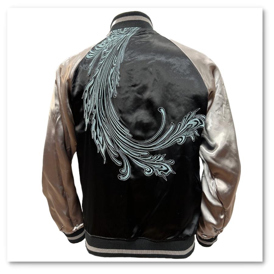 絡繰魂-粋】牡丹×鳳凰 天翔リバーシブル スカジャン 234117 : おもしろ