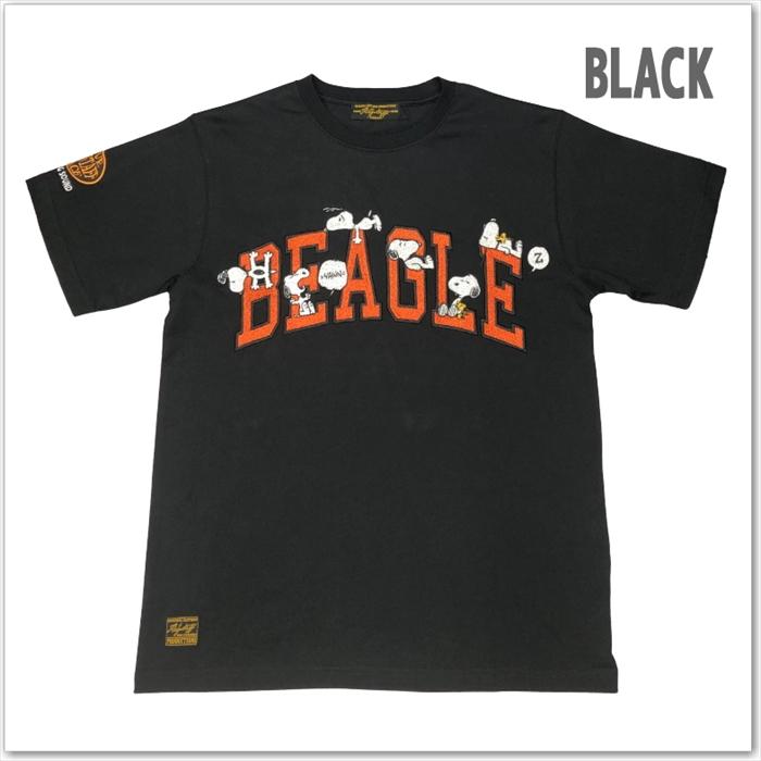 SNOOPY × Flagstaff ピーナッツ スヌーピーコラボ BEAGLE 半袖Tシャツ