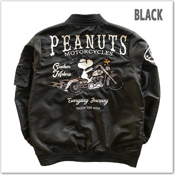 SNOOPY × Flagstaff PEANUTS MOTORCYCLE MA-1 461013 スヌーピー