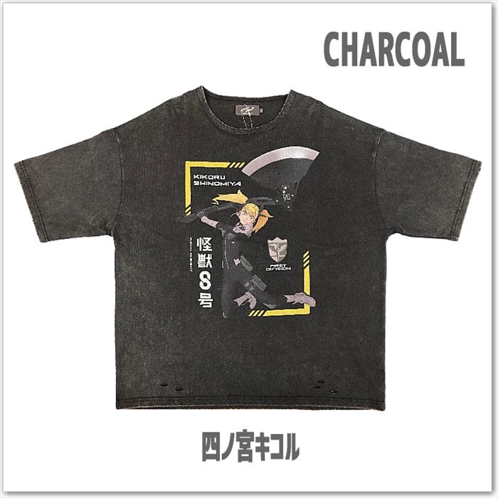 P.N UNDERGROUND × 怪獣8号 ダメージ TEE 保科宗四郎 四ノ宮キコル