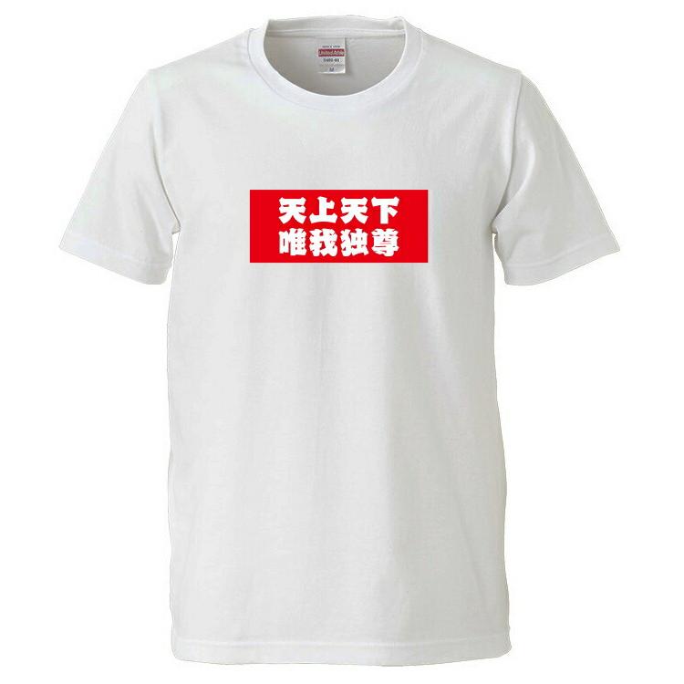 天上天下唯我独尊 Tシャツ BOXロゴシリーズ 宴会衣装 半袖 男女兼用 お