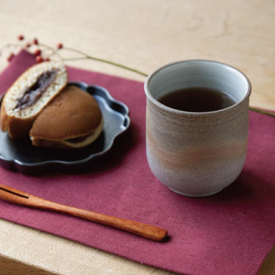 常滑焼 伝統工芸士 伊藤成二 甚秋陶苑 白土湯呑 大 手作り 常滑焼 伝統工芸士 伊藤成二 甚秋陶苑 白土湯呑 大 手作り