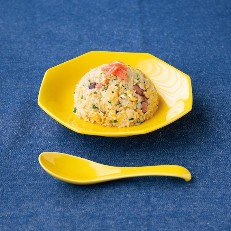 町 中華 八角皿 炒飯皿 チャーハン イエロー ネイビー 19深皿 町 中華 八角皿 炒飯皿 チャーハン イエロー ネイビー 19深皿