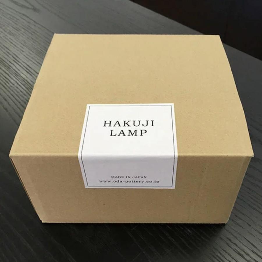 小田陶器 美濃焼 陶器 磁器 ランプシェード 日本製 HAKUJI LAMP frill 平型｜ichiyamahei｜05