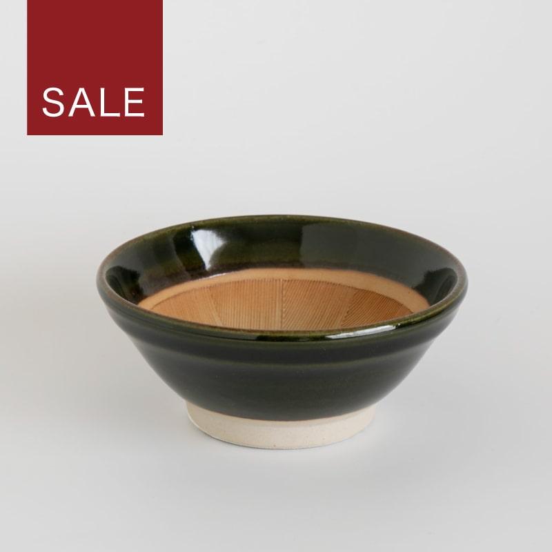 SALE すり鉢 12.5cm 高田焼 織部 在庫限り 蔵出し品 陶器 磁器 美濃焼