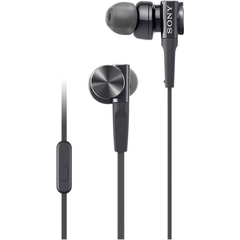 海外品 ソニー イヤホン 重低音モデル MDR-XB75AP : カナル型 リモコン・マイク付き ブラック MDR-XB75AP B 【2342576415】(11990円)