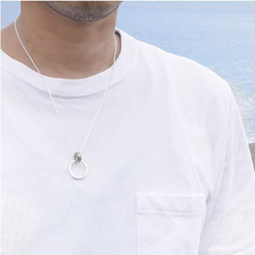 送料無料 Lovers Scene シルバー ネックレス メンズ リングホルダー Lsp0075 Bk55 全品送料無料 Lespakigali Com