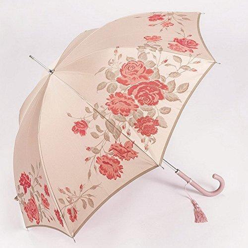 国産 槙田商店 傘 レディース 長 絵おり 薔薇 雨晴兼用 日本製 Uvカット 加工 格安 Www Thedailyspud Com