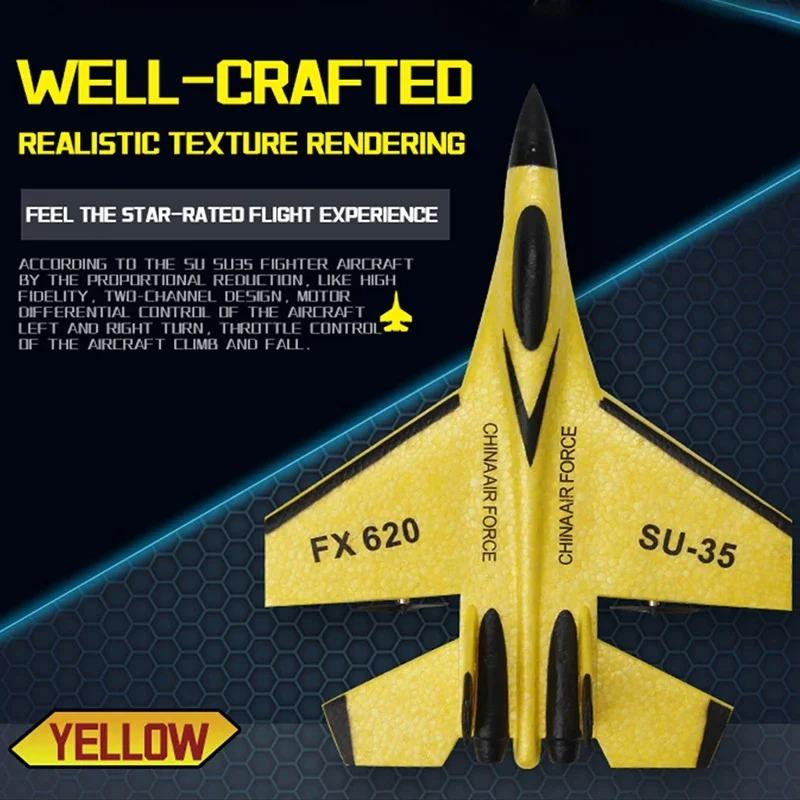 ラジコン 飛行機 子供 初心者 ジェット SU-35飛行機2.4グラムラジオ