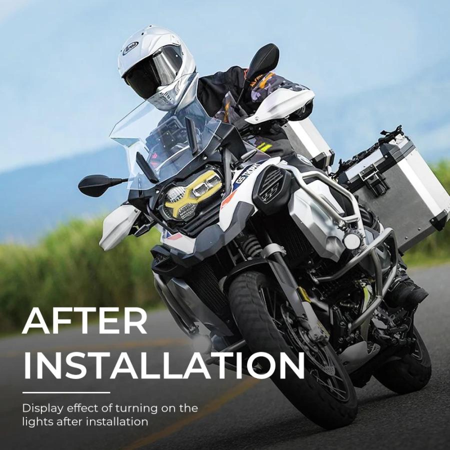 LEDヘッドライトカバー BMW 2013-2024 r1250gs r1200gs lc アドベンチャー ガード 1200 1250用アクセサリー｜icigo-icie3｜06