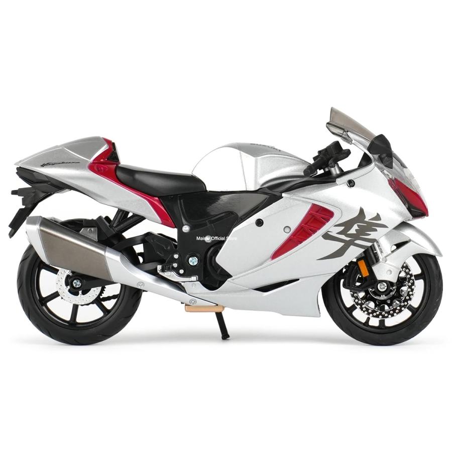 ミニカー バイク SUZUKI スズキ ハヤブサ 隼 HAYABUSA シルバー ミニカー バイク SUZUKI スズキ ハヤブサ 隼 HAYABUSA シルバー