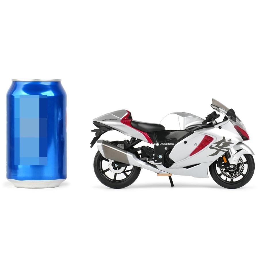 ミニカー バイク SUZUKI スズキ ハヤブサ 隼 HAYABUSA シルバー ミニカー バイク SUZUKI スズキ ハヤブサ 隼 HAYABUSA シルバー