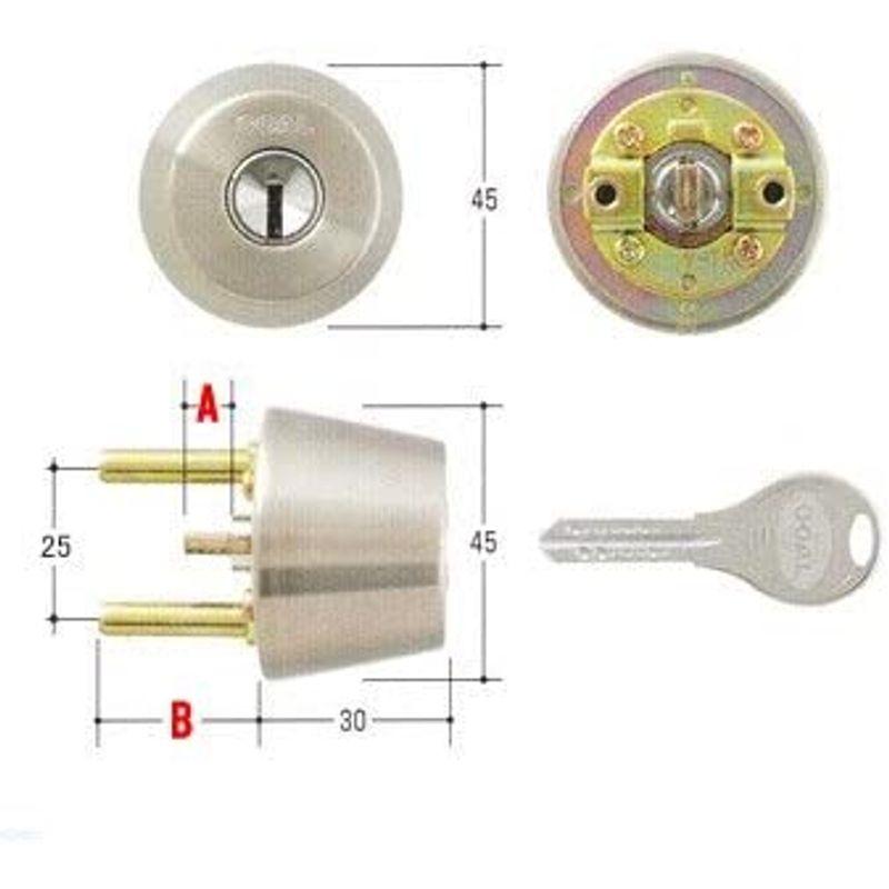 ＧＯＡＬ　Ｖ-18　ＴＸ用シリンダー（ＧＣＹ-229　Ａ＝7mm、Ｂ＝28mmタイプ）