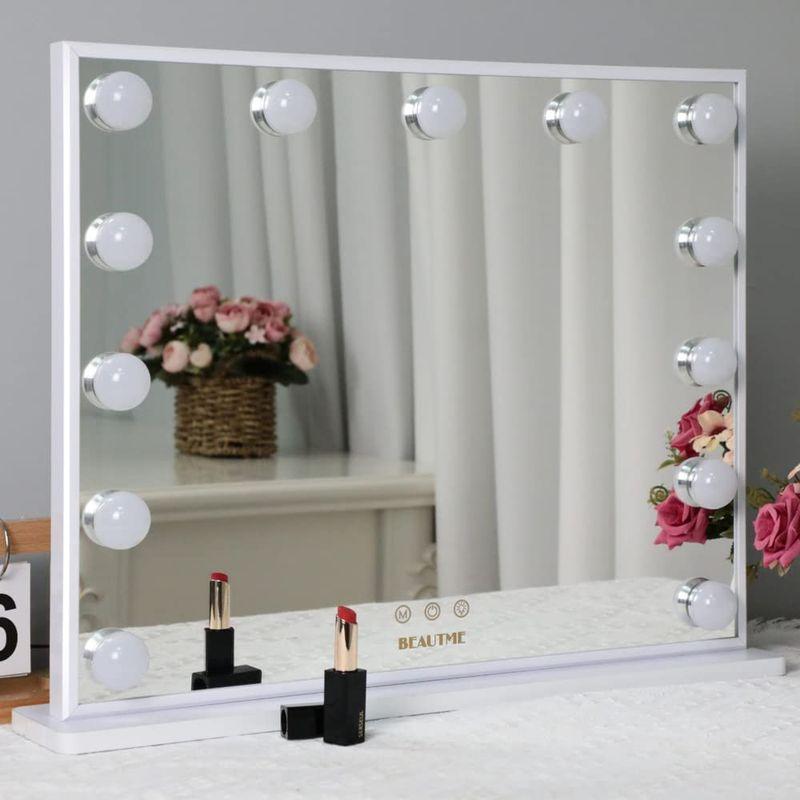 BEAUTME 女優ミラー 鏡 卓上 女優化粧鏡 大型 卓上ミラー