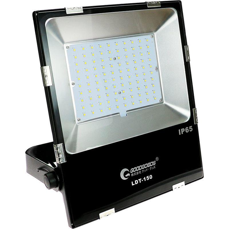 グッド・グッズ　LED　100W　作業灯　フラッドライト　IP65　防水　昼光色　屋外照明　15000LM　100V対応　投光器　ledライ