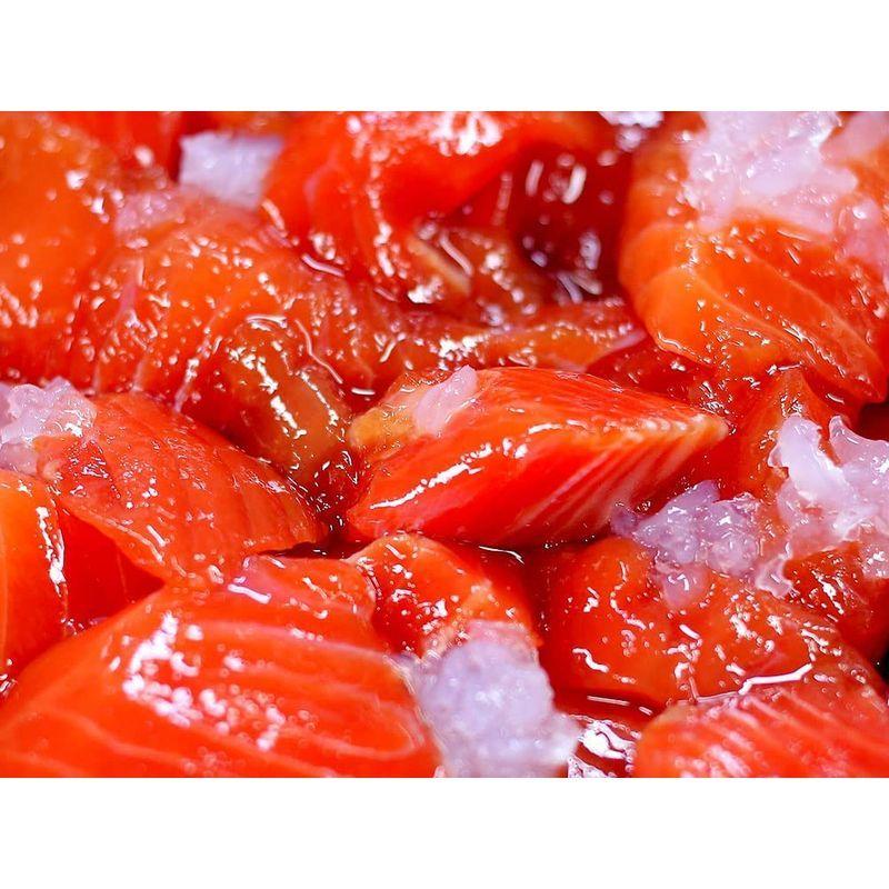 海夢 正規店 ルイベ漬け 鮭ルイベ漬け サーモン 極上 氷頭 入り 希少部位 代引不可 北海道産の秋鮭使用 1個