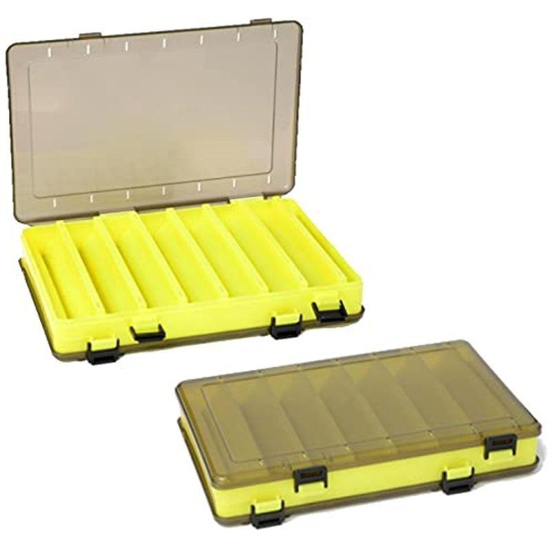 Fogman タックルボックス リバーシブル 2個セット ルアーケース 釣具収納ボックス ワームケース 黄色 大 2個 苺一会 通販 Yahoo ショッピング