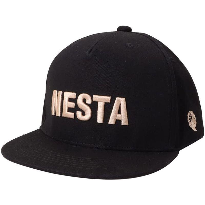 ネスタ ブランド 人気大割引 NESTA BRAND 帽子 ベーシック キャップ ブラック お得な情報満載 F 平つば 213NB8704
