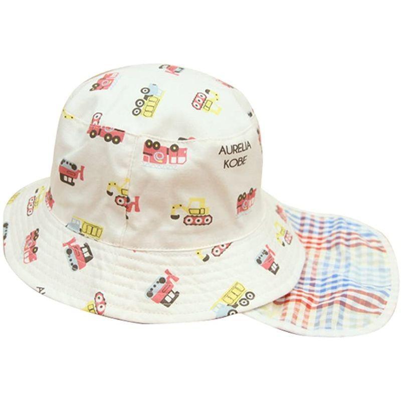 日本限定 ベビー用ハット UVカット 男女児 男の子 女の子 車柄 フィッシャーマンハット 子供サンバイザー 帽子 キッズ 赤ちゃんキャップ つば広 ベビー帽子