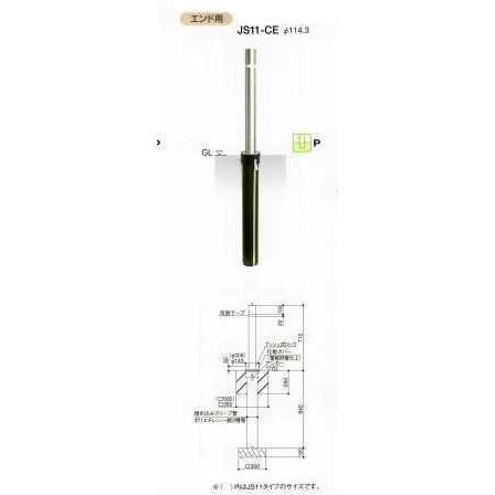 エクセレントバリカー　ステンレス製　ノーマルタイプ　上下式　エンド用　JS11CE　柱径Φ114.3　プッシュ式ロック付 | 