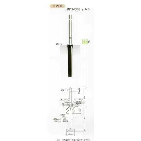 エクセレントバリカー　ステンレス製　ノーマルタイプ　上下式　エンド用　JS11CES　柱径Φ114.3　交換用支柱