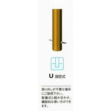 エクセレントバリカー　ポストタイプ　ステンレス製　固定式　ポール径Φ60.5（ｔ-1.5）　GLH:850ミリ　PS6U |  | 01