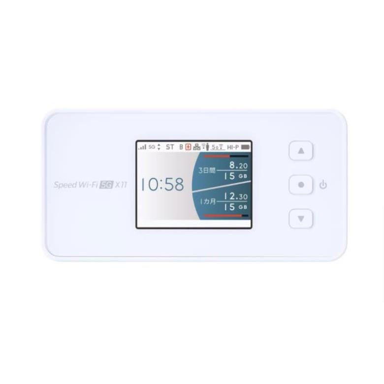 新品未使用]SIMフリー Speed WiFi 5G X11 [ホワイト] NAR01 楽天SIM 