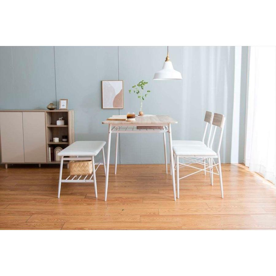 限定価格セール Roly 幅110cm ダイニングテーブル ベンチ チェア 黒